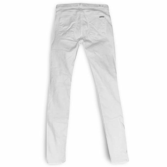 Hudson Jeans Women's White Nico Super Skinny Mid Rise Denim Pants Size 25 - Picture 2 of 10